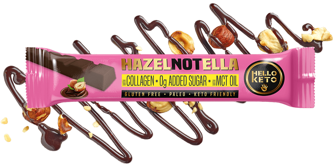 Hello Keto Ella Hazelnotella keto chocolate with mct oil and collagene