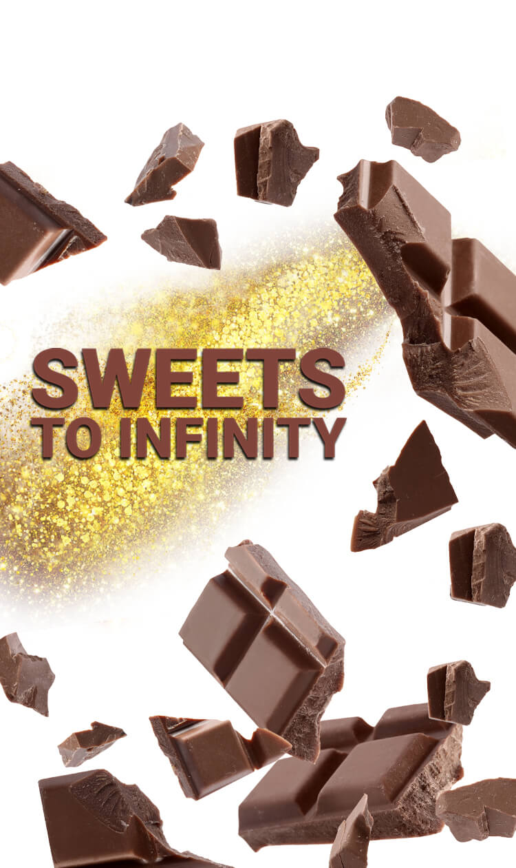 Sweets To Infinity mobile hero