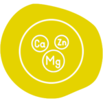Grafikai elem - Ásványi anyagok - sárga